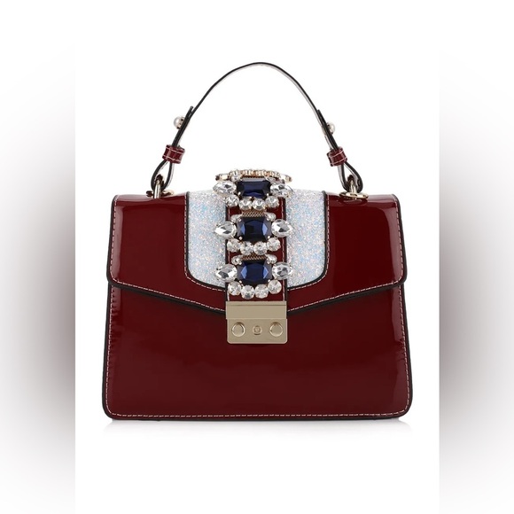 Izzy K All Decked Up Cherry Red Handbag EUC LNC - Picture 1 of 11